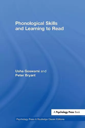 Phonological Skills and Learning to Read cover