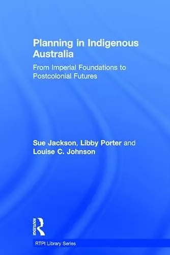 Planning in Indigenous Australia cover