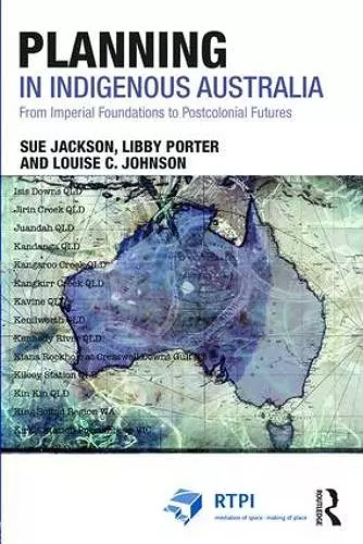 Planning in Indigenous Australia cover