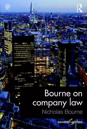 Bourne on Company Law cover