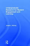 Undergraduate Research for Student Engagement and Learning cover