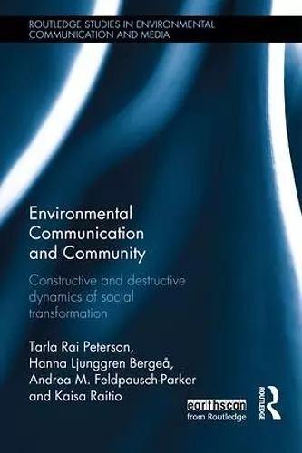 Environmental Communication and Community cover