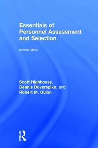 Essentials of Personnel Assessment and Selection cover