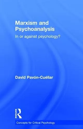 Marxism and Psychoanalysis cover