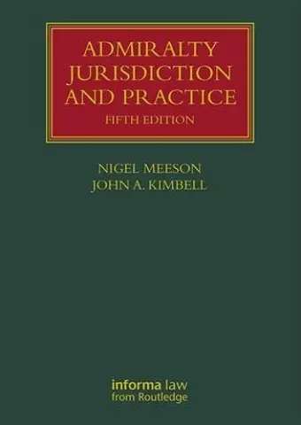 Admiralty Jurisdiction and Practice cover