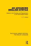 An Advanced English Syntax cover