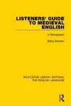 Listeners' Guide to Medieval English cover