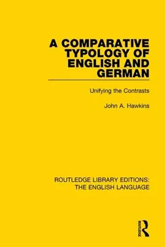 A Comparative Typology of English and German cover