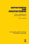 Definiteness and Indefiniteness cover