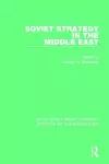 Soviet Strategy in the Middle East cover