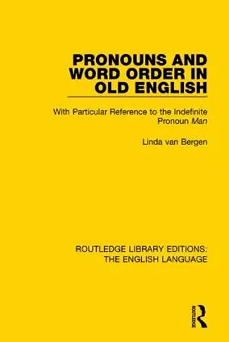 Pronouns and Word Order in Old English cover