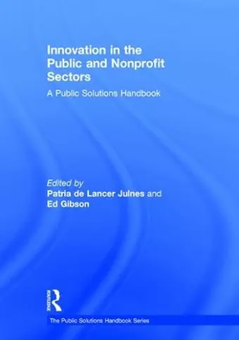 Innovation in the Public and Nonprofit Sectors cover