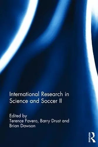 International Research in Science and Soccer II cover