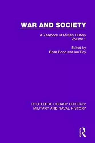 War and Society Volume 1 cover