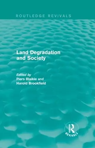 Land Degradation and Society cover