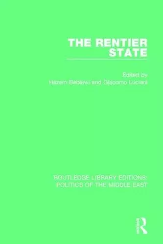 The Rentier State cover