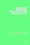 Arab and Regional Politics in the Middle East cover