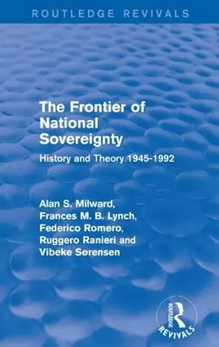 The Frontier of National Sovereignty cover