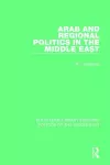 Arab and Regional Politics in the Middle East cover