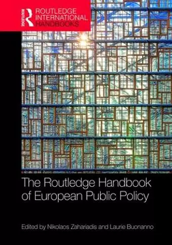 The Routledge Handbook of European Public Policy cover