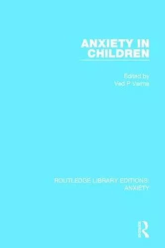 Anxiety in Children cover