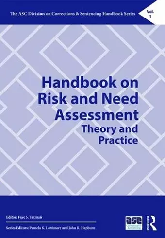 Handbook on Risk and Need Assessment cover