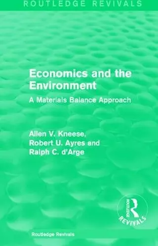 Economics and the  Environment cover