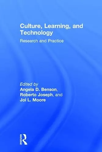 Culture, Learning, and Technology cover