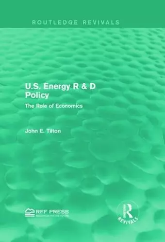 U.S. Energy R & D Policy cover