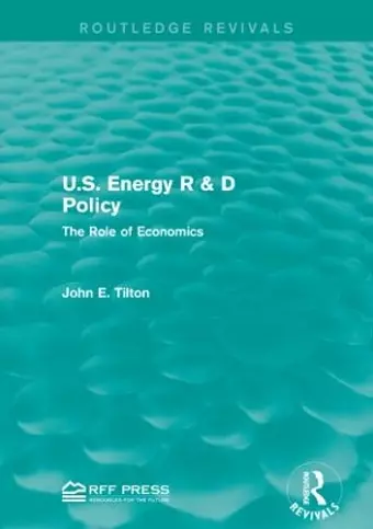 U.S. Energy R & D Policy cover