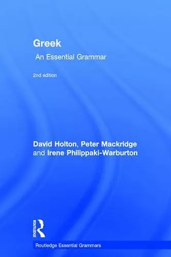 Greek: An Essential Grammar cover