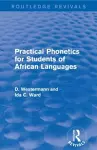 Practical Phonetics for Students of African Languages cover