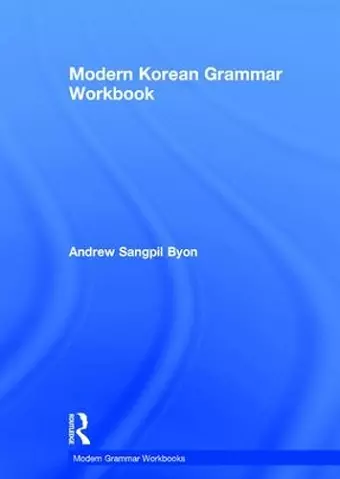 Modern Korean Grammar Workbook cover