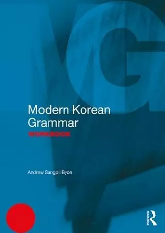 Modern Korean Grammar Workbook cover