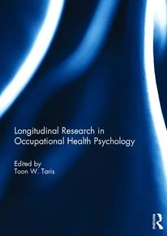 Longitudinal Research in Occupational Health Psychology cover