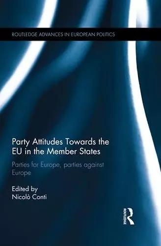 Party Attitudes Towards the EU in the Member States cover