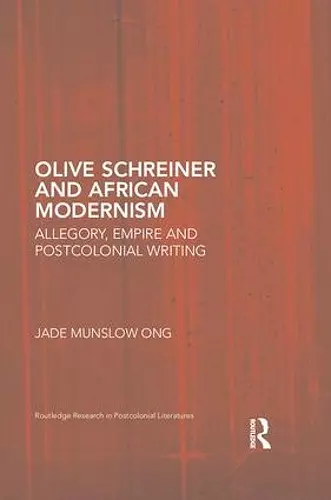 Olive Schreiner and African Modernism cover