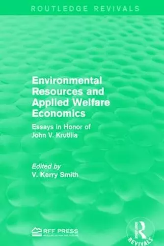 Environmental Resources and Applied Welfare Economics cover