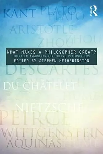 What Makes a Philosopher Great? cover