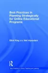 Best Practices in Planning Strategically for Online Educational Programs cover