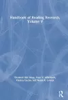 Handbook of Reading Research, Volume V cover