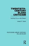 Twentieth-Century Blake Criticism cover