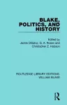 Blake, Politics, and History cover