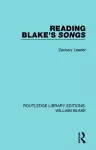 Reading Blake's Songs cover