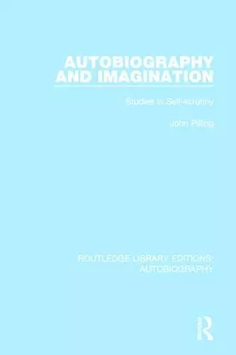 Autobiography and Imagination cover