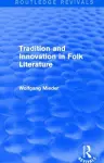 Tradition and Innovation in Folk Literature cover