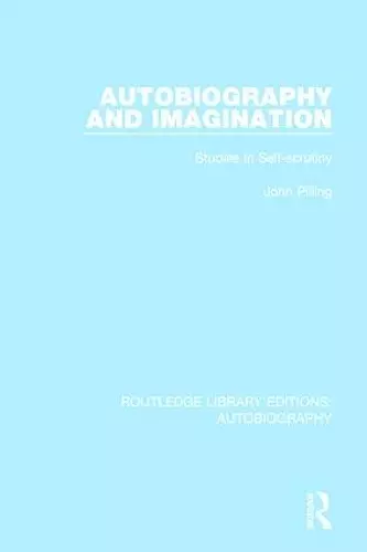 Autobiography and Imagination cover