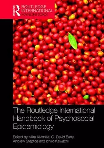 The Routledge International Handbook of Psychosocial Epidemiology cover