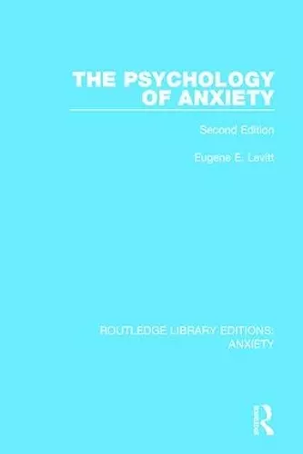 The Psychology of Anxiety cover