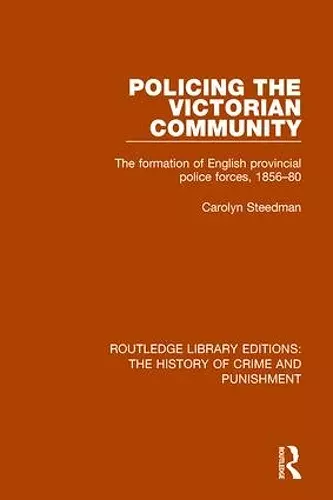 Policing the Victorian Community cover